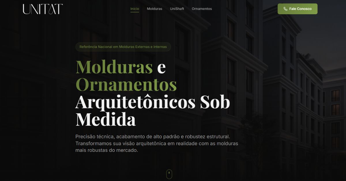 Unitat Molduras e Ornamentos Arquitetonicos